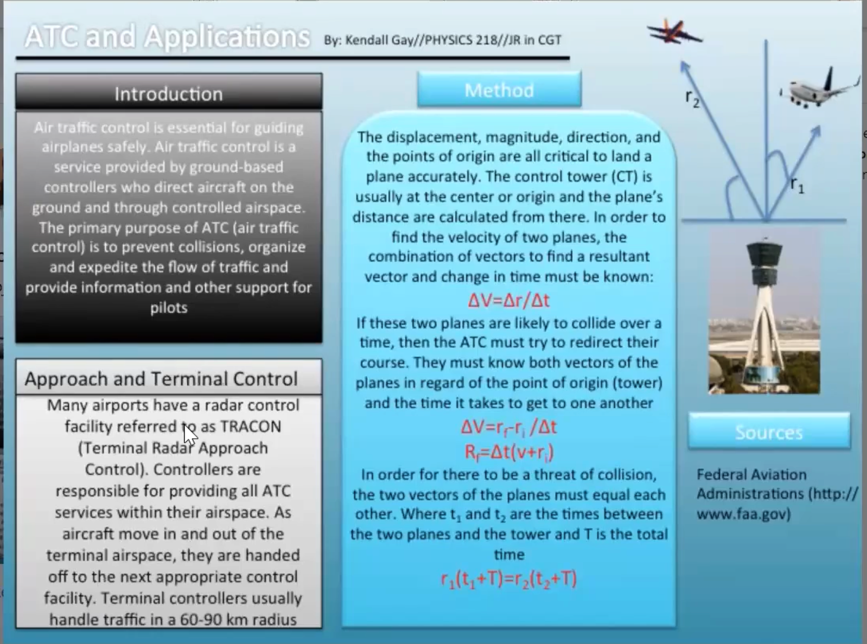 Concept application slides students attached to their CN posts